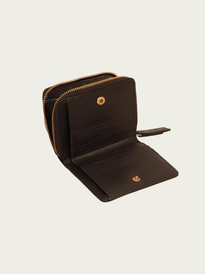 Mini leather wallet for women