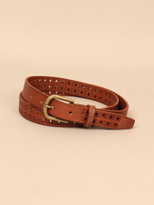 Ladies leather belt