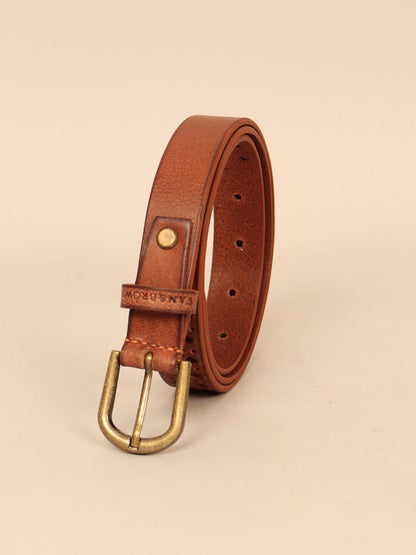 Ladies leather belt