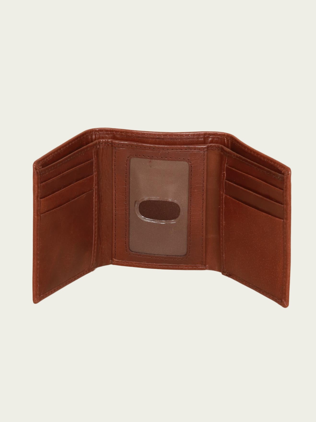 Genuine Leather RFID Trifold Wallet.