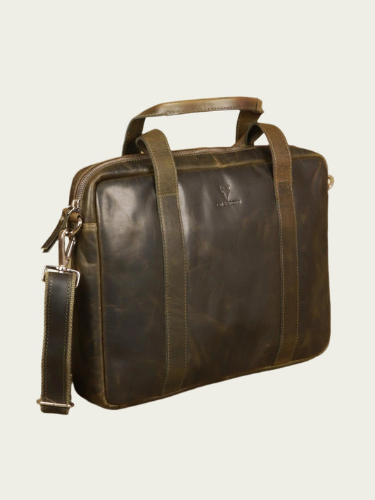 Executive Leather Laptop Bag