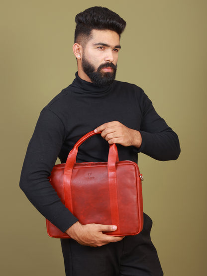 Executive Leather Laptop Bag