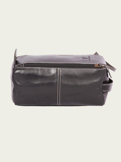 Leather Travel Toiletry Bag