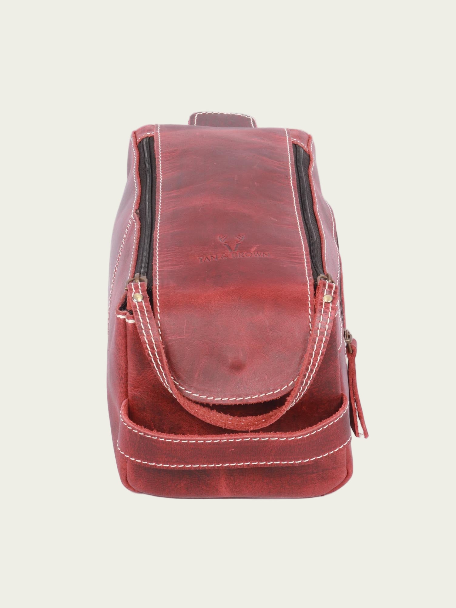 Leather Travel Toiletry Bag