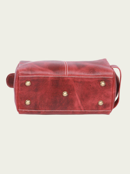 Leather Travel Toiletry Bag