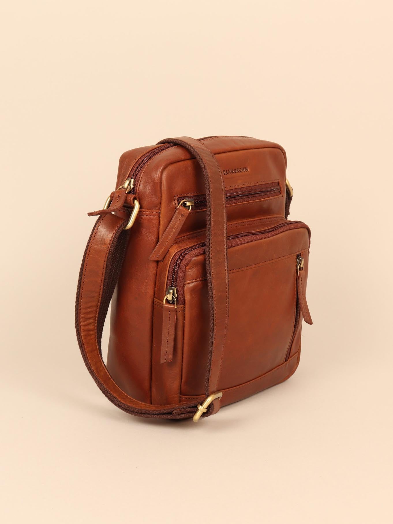 leather crossbody bag men