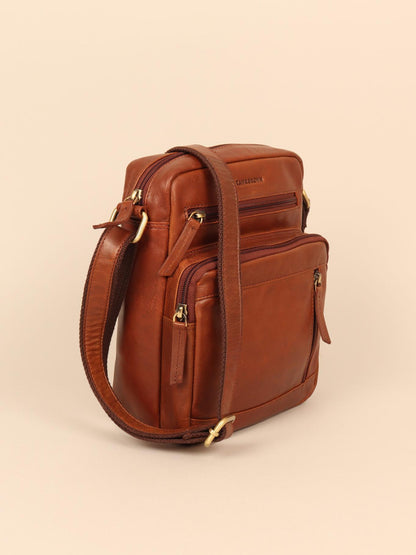 leather crossbody bag men