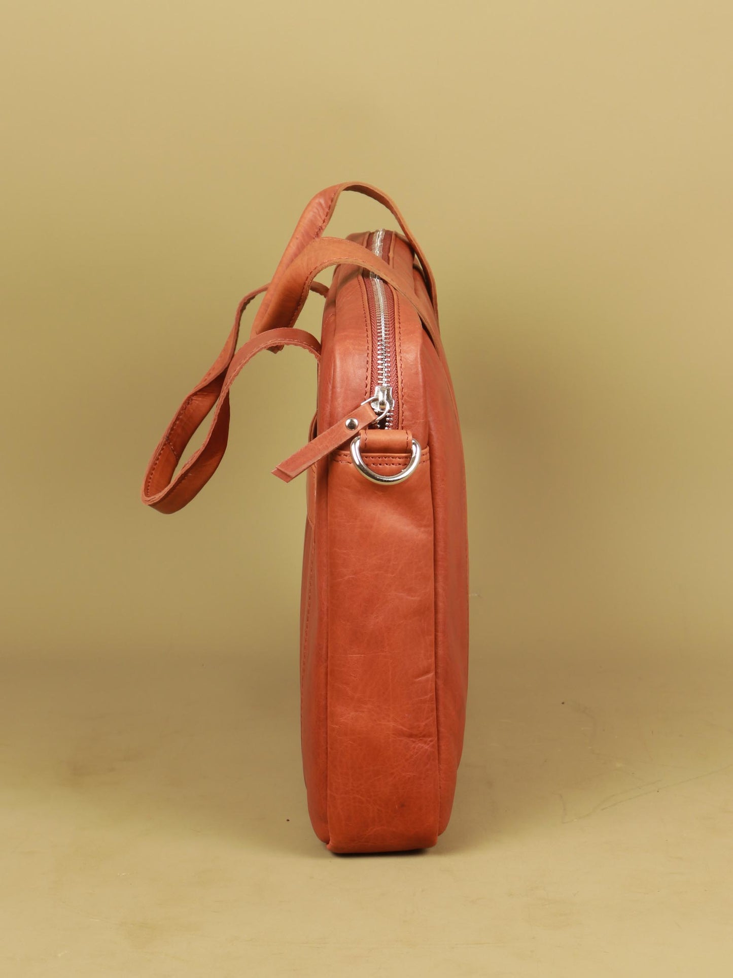 TAN & BROWN LAPTOP BAG