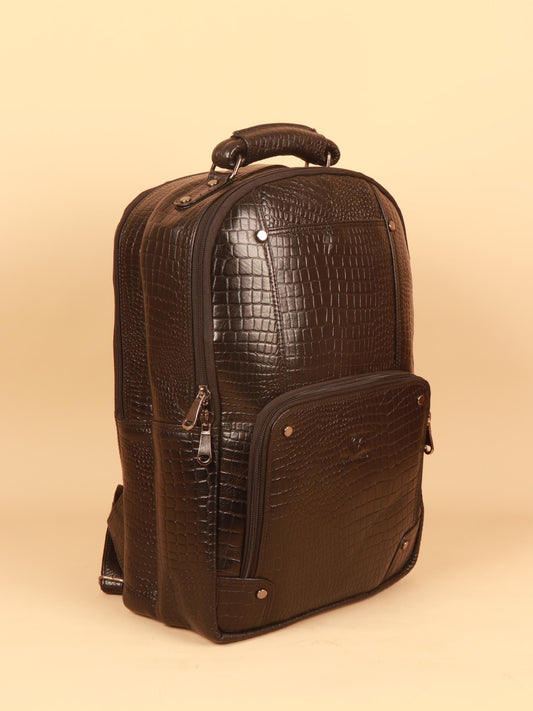 TAN & BROWN BACKPACK