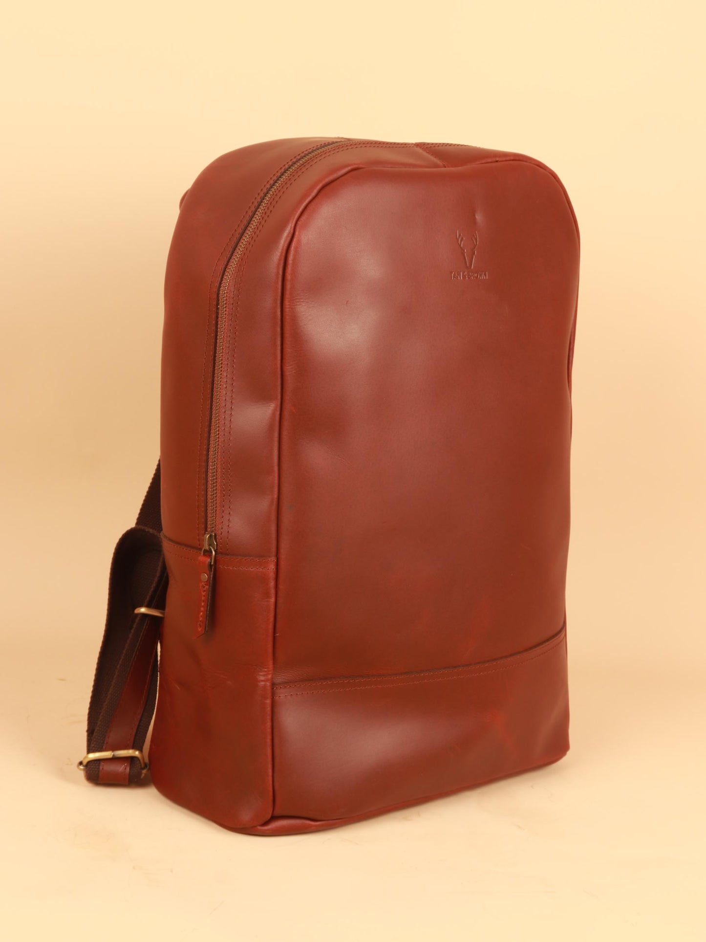 TAN & BROWN BACKPACK