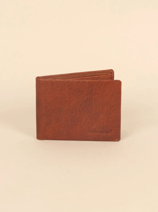 TAN & BROWN MEN'S WALLET