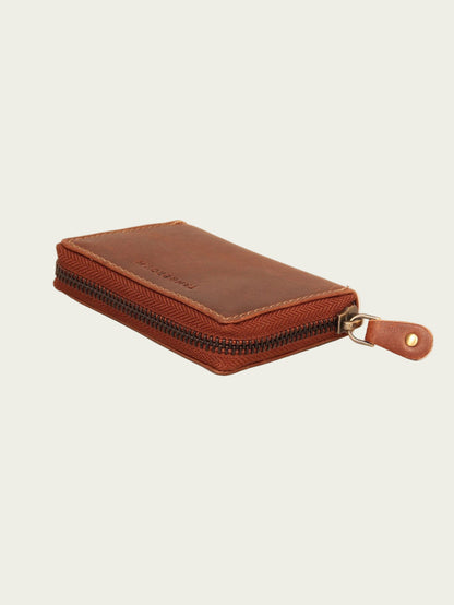 ZIP CLOSURE CARD HOLDER