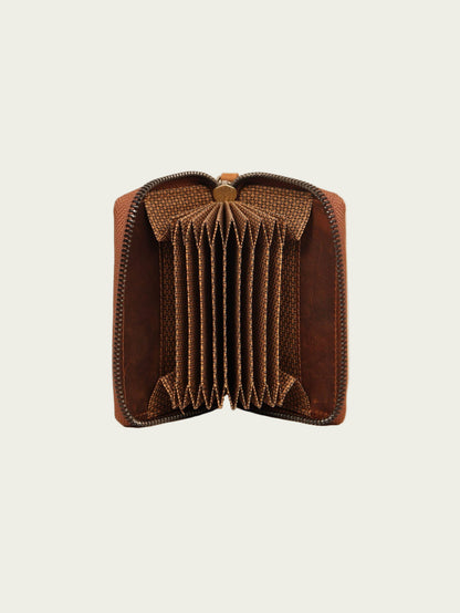 ZIP CLOSURE CARD HOLDER