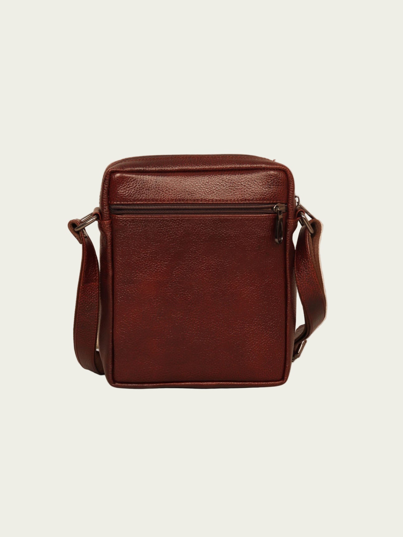 TAN & BROWN SLING BAG