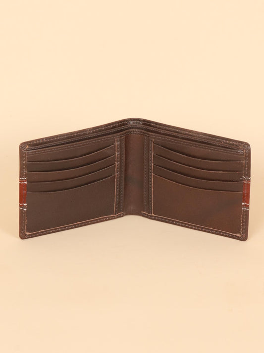 TAN & BROWN MEN'S WALLET