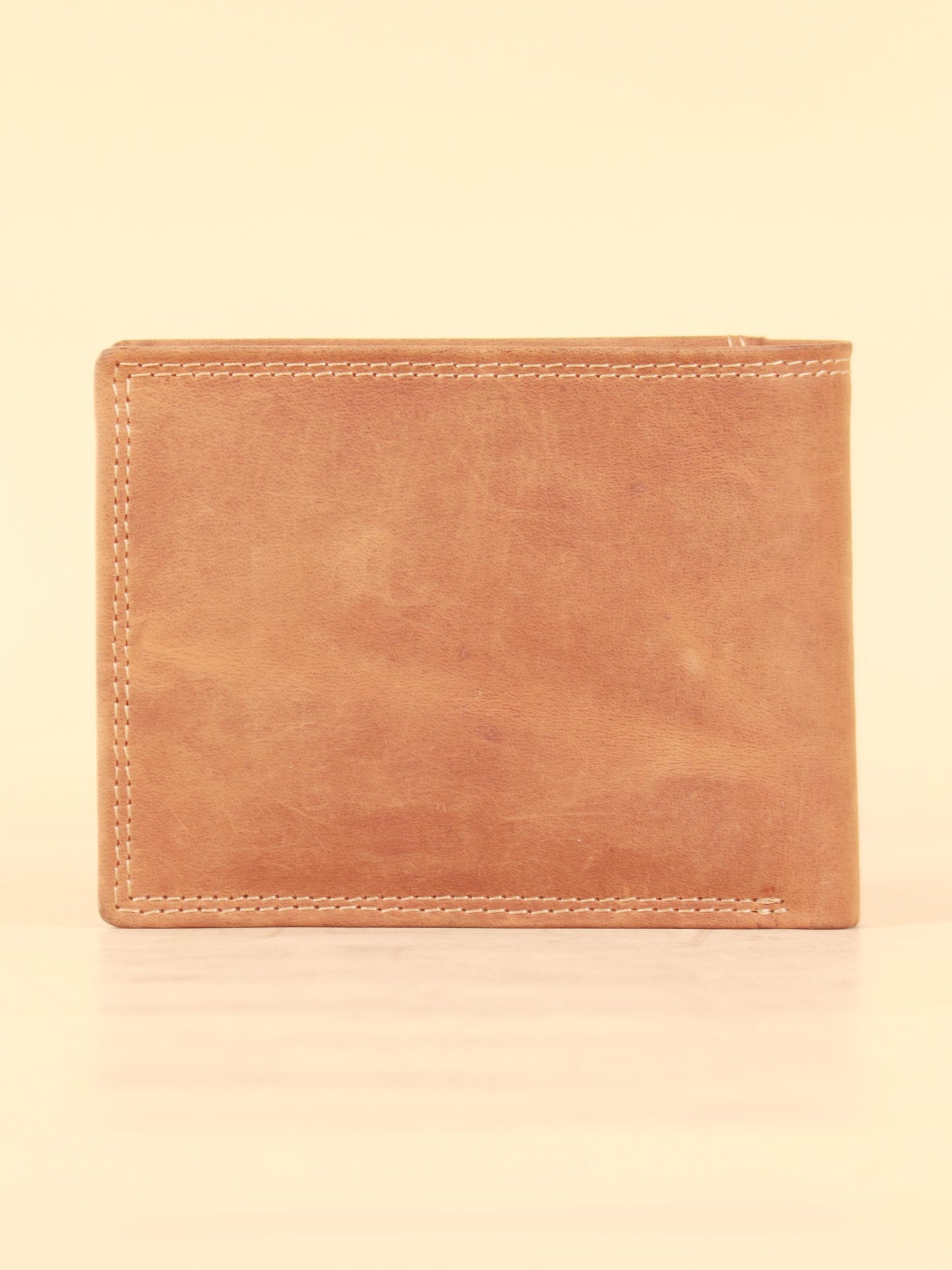 TAN & BROWN MEN'S WALLET