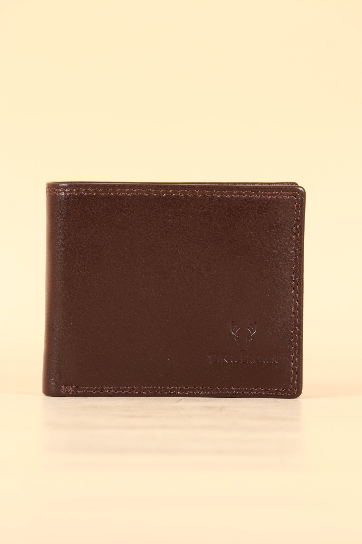 TAN & BROWN MEN'S WALLET