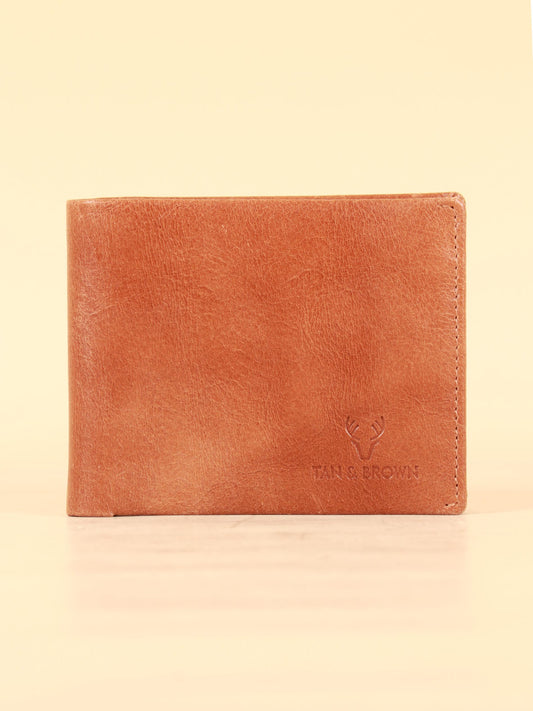 TAN & BROWN MEN'S WALLET