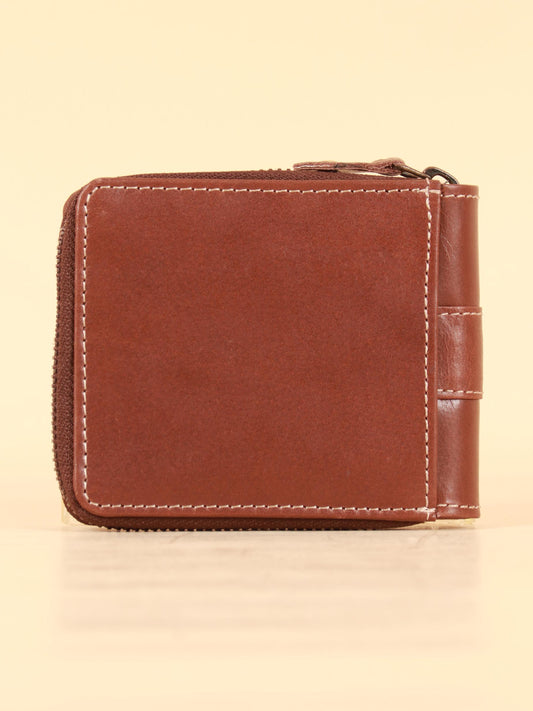 TAN & BROWN MEN'S WALLET