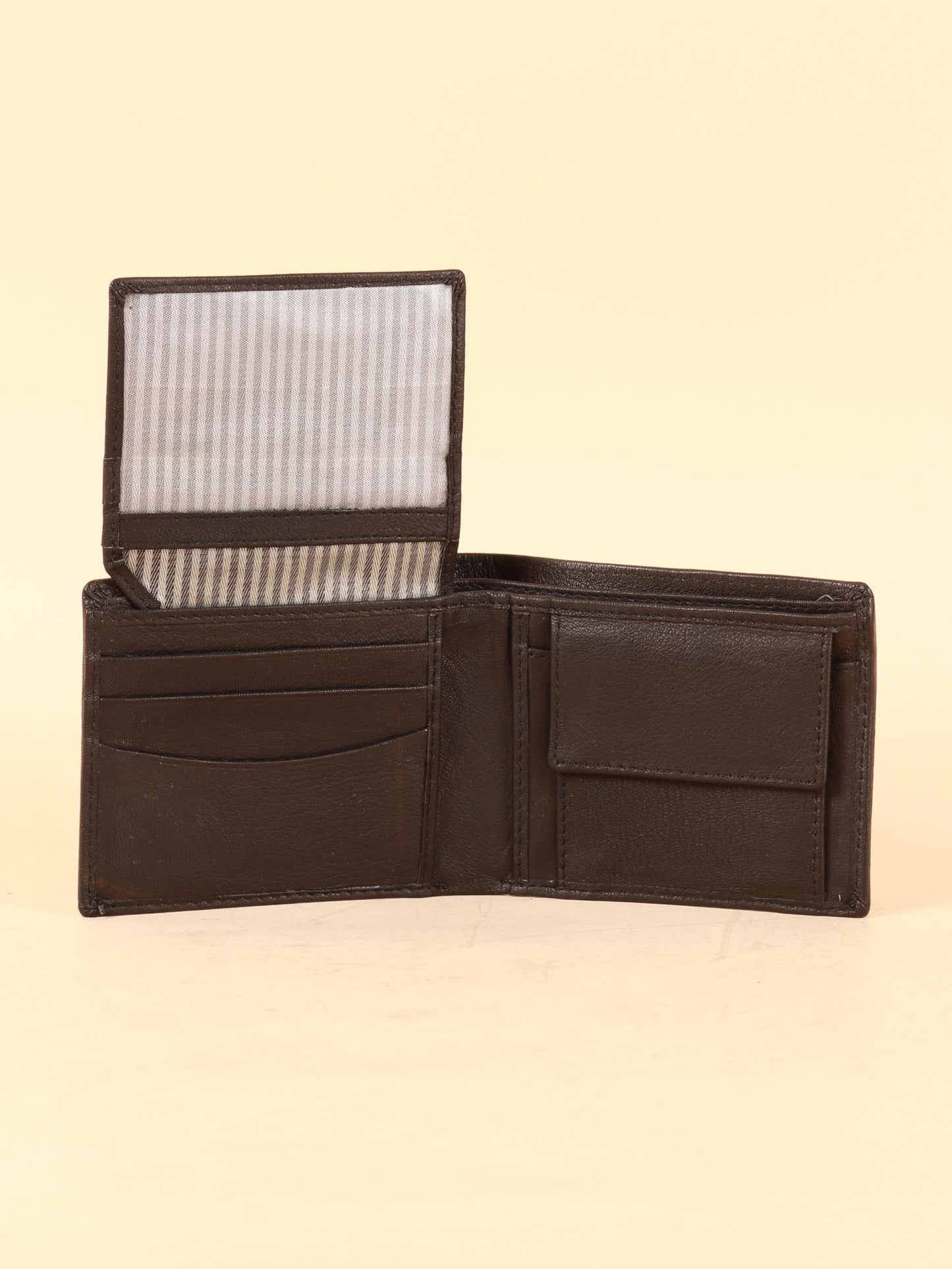 TAN & BROWN MEN'S WALLET
