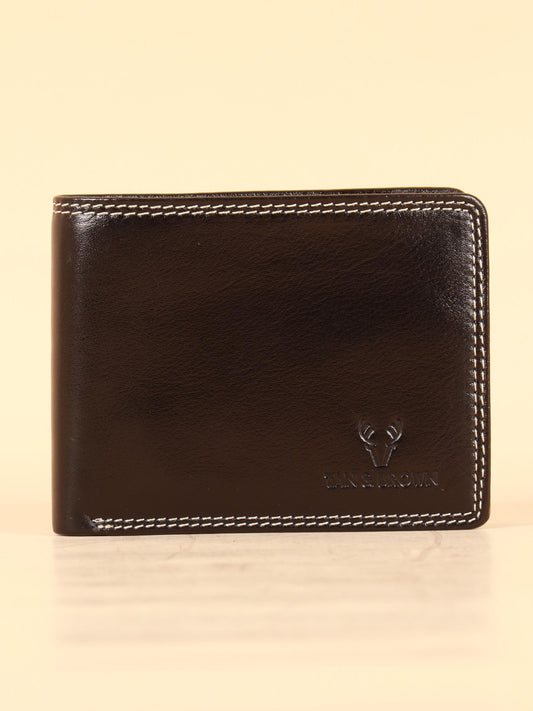 TAN & BROWN MEN'S WALLET