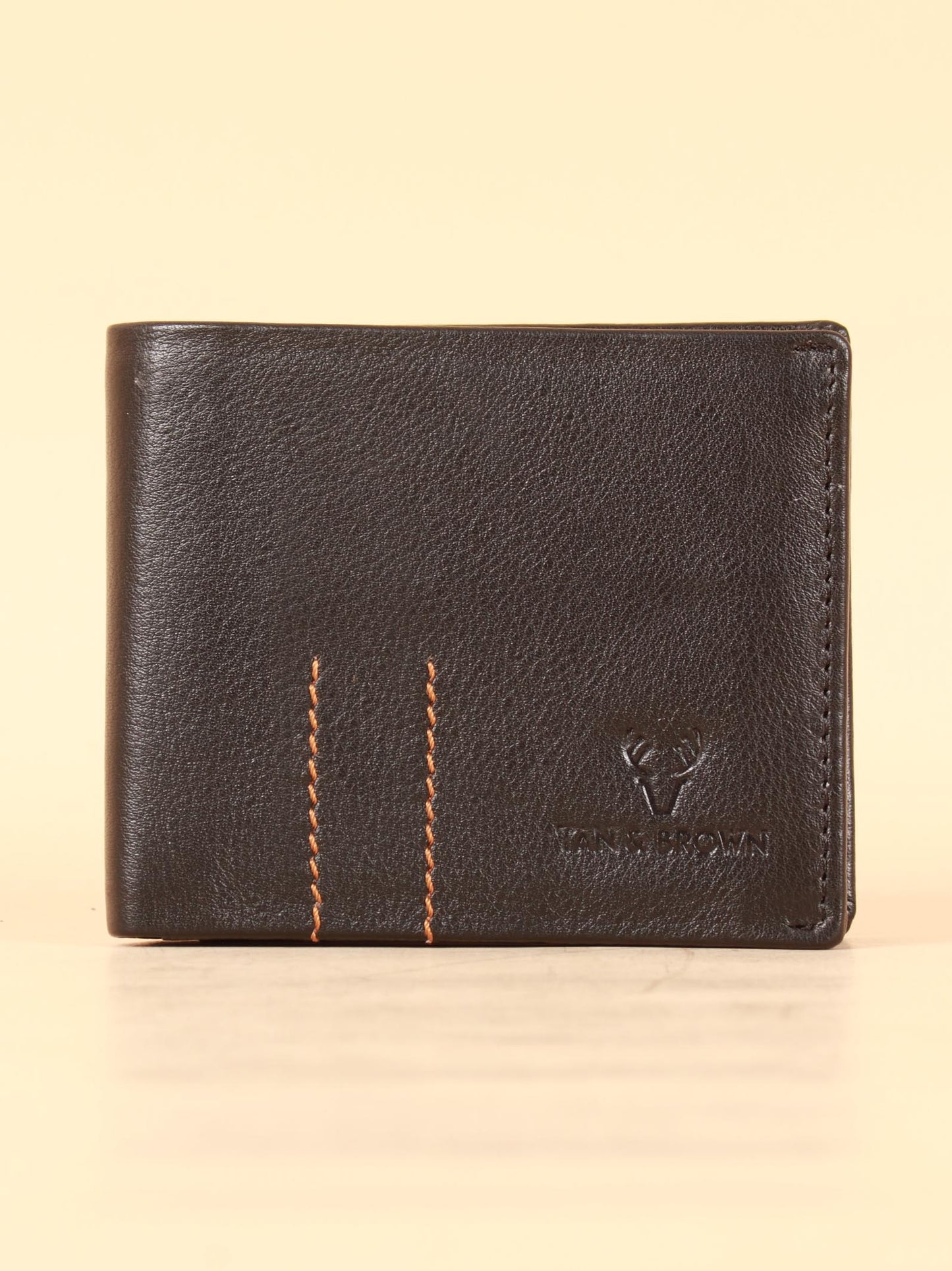 TAN & BROWN MEN'S WALLET