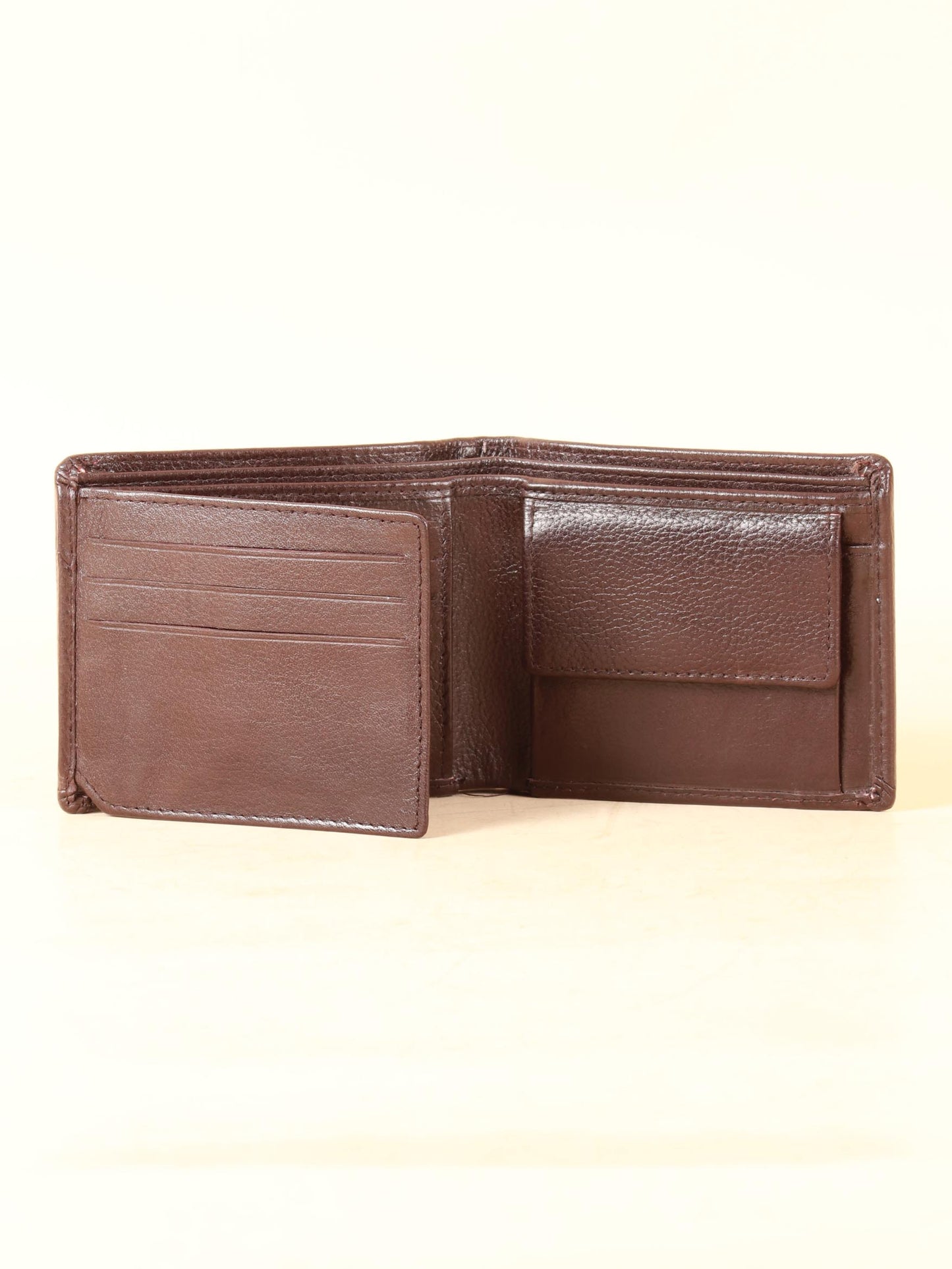 TAN & BROWN MEN'S WALLET