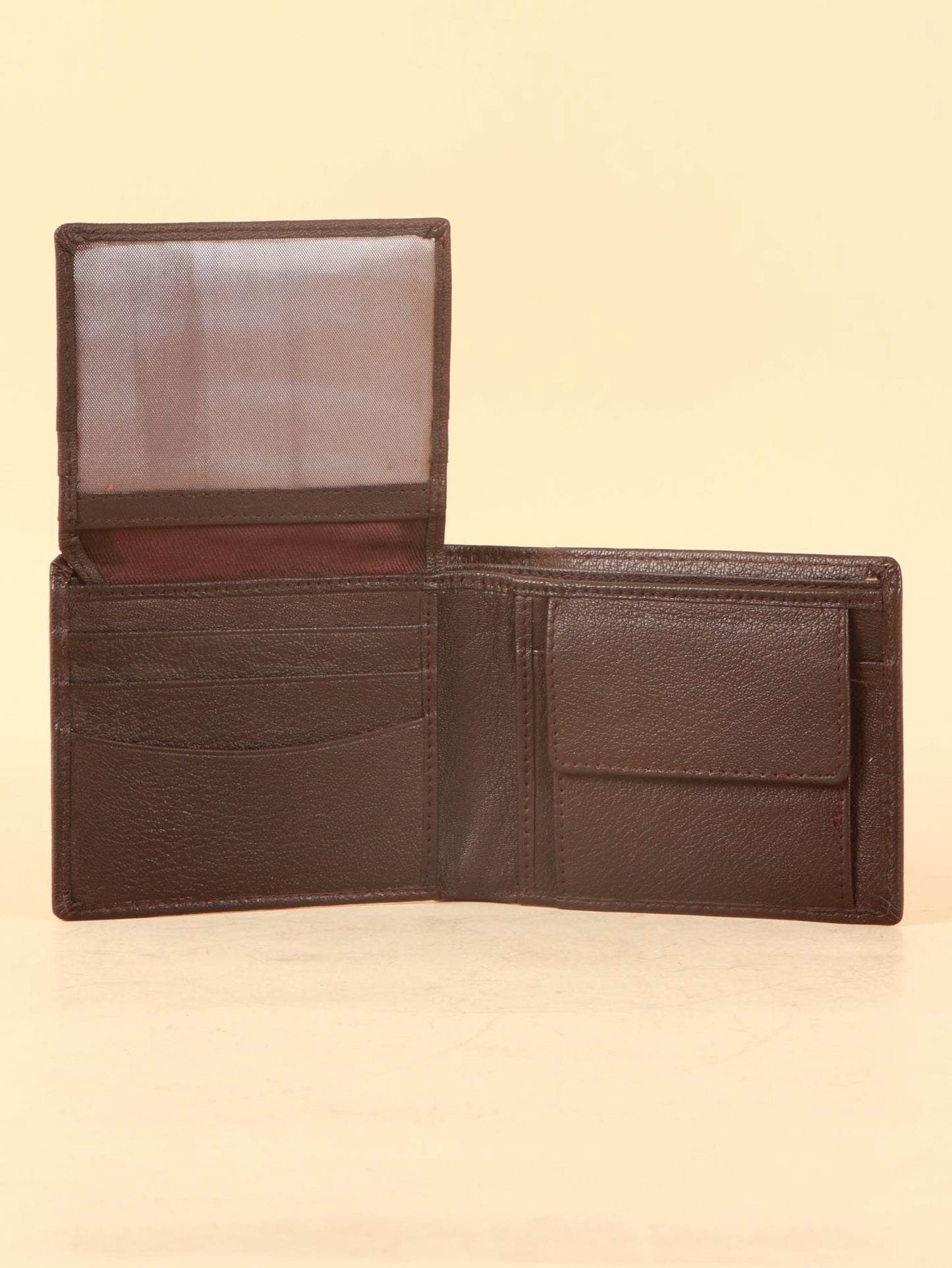 TAN & BROWN MEN'S WALLET