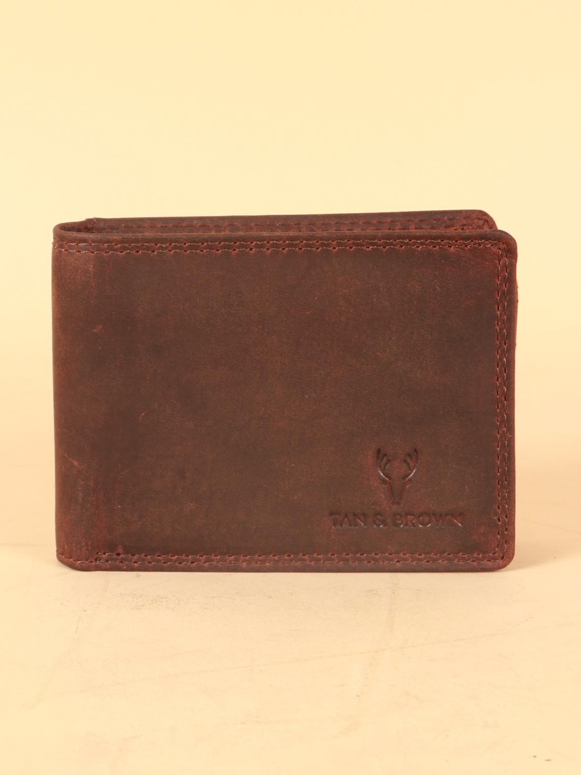 TAN & BROWN MEN'S WALLET
