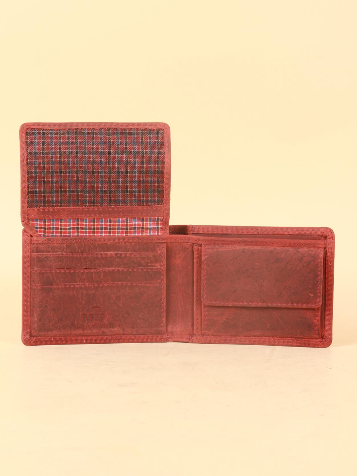 TAN & BROWN MEN'S WALLET