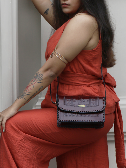 Leather Sling Bag for Women