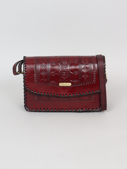 Leather Sling Bag for Women