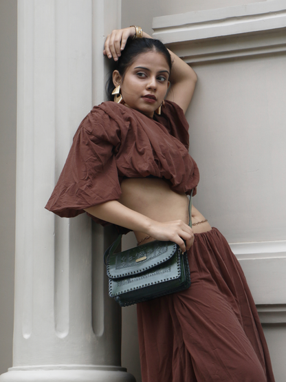 Leather Sling Bag for Women