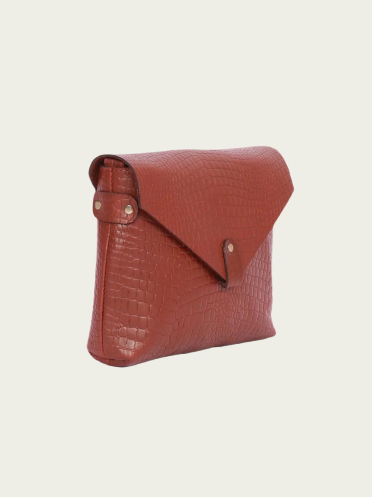 women's brown leather sling bag