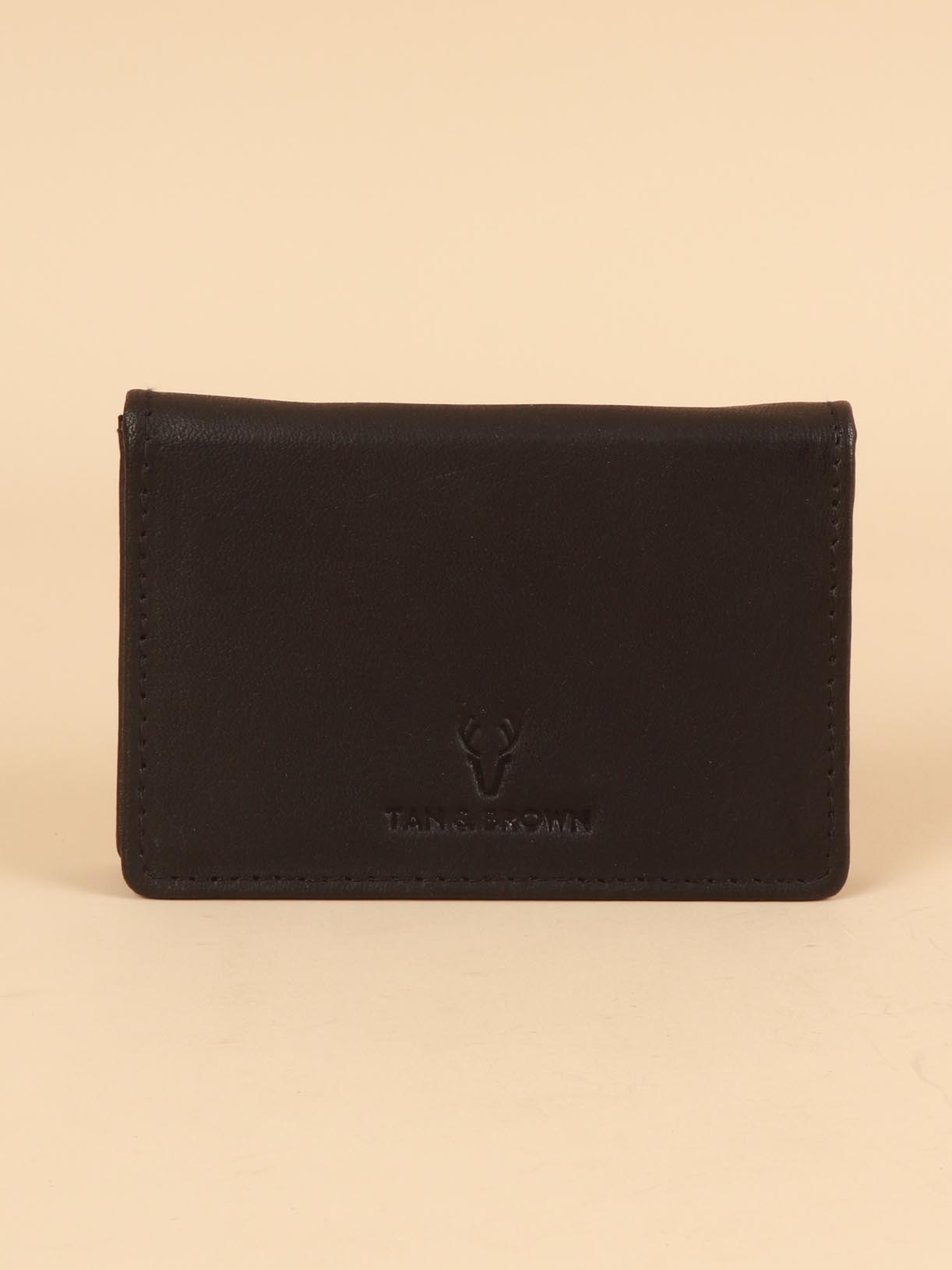  leather card holder for business cards 