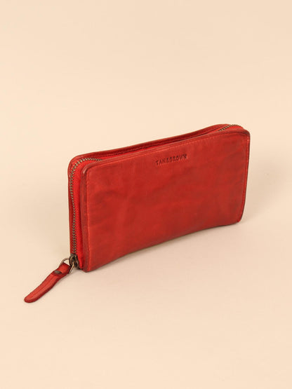 Leather wallet for women