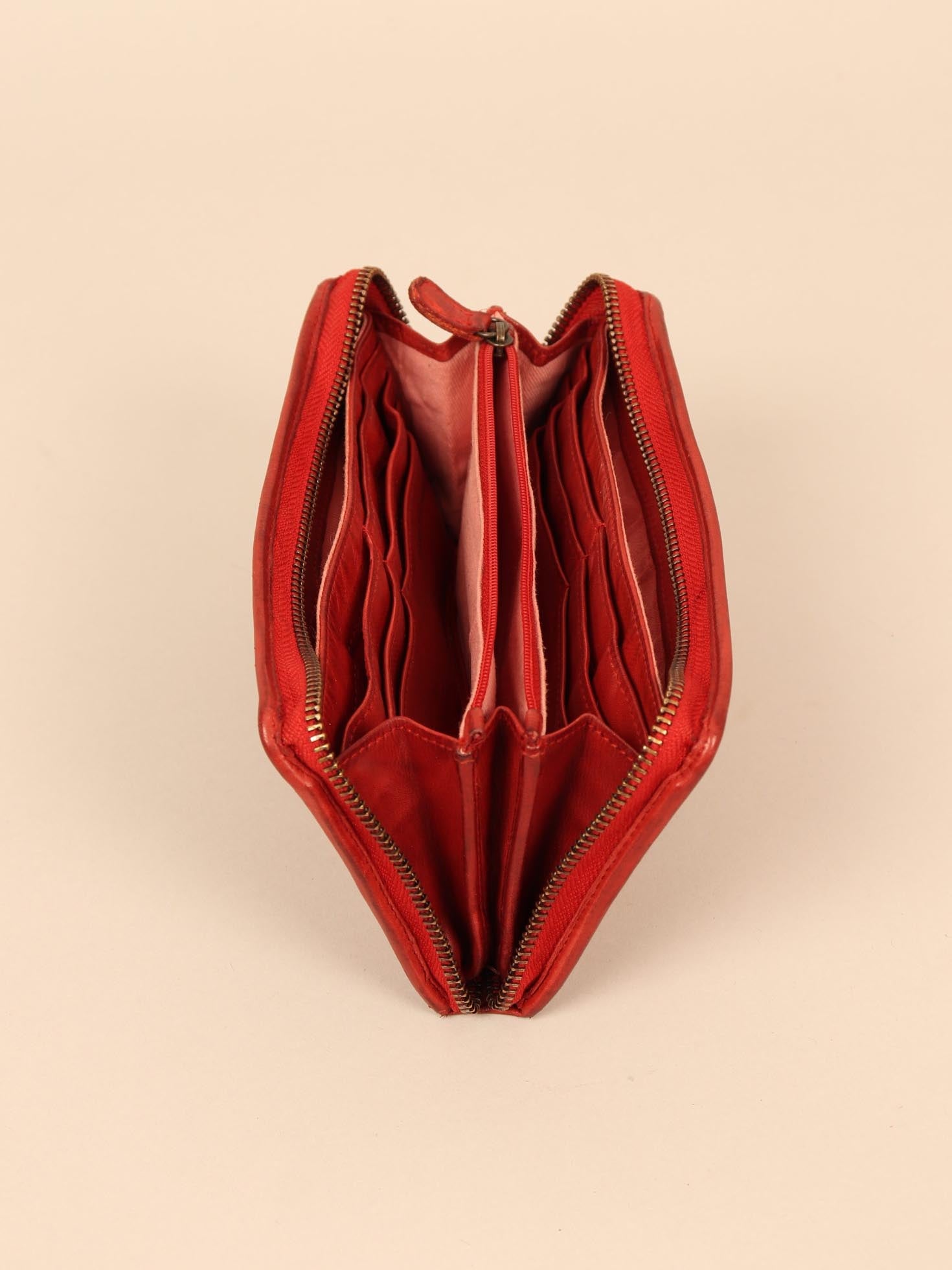 Leather wallet for women