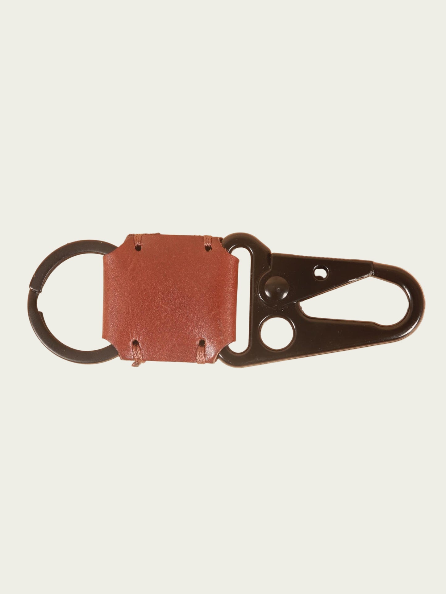 minimalist genuine leather keychain.