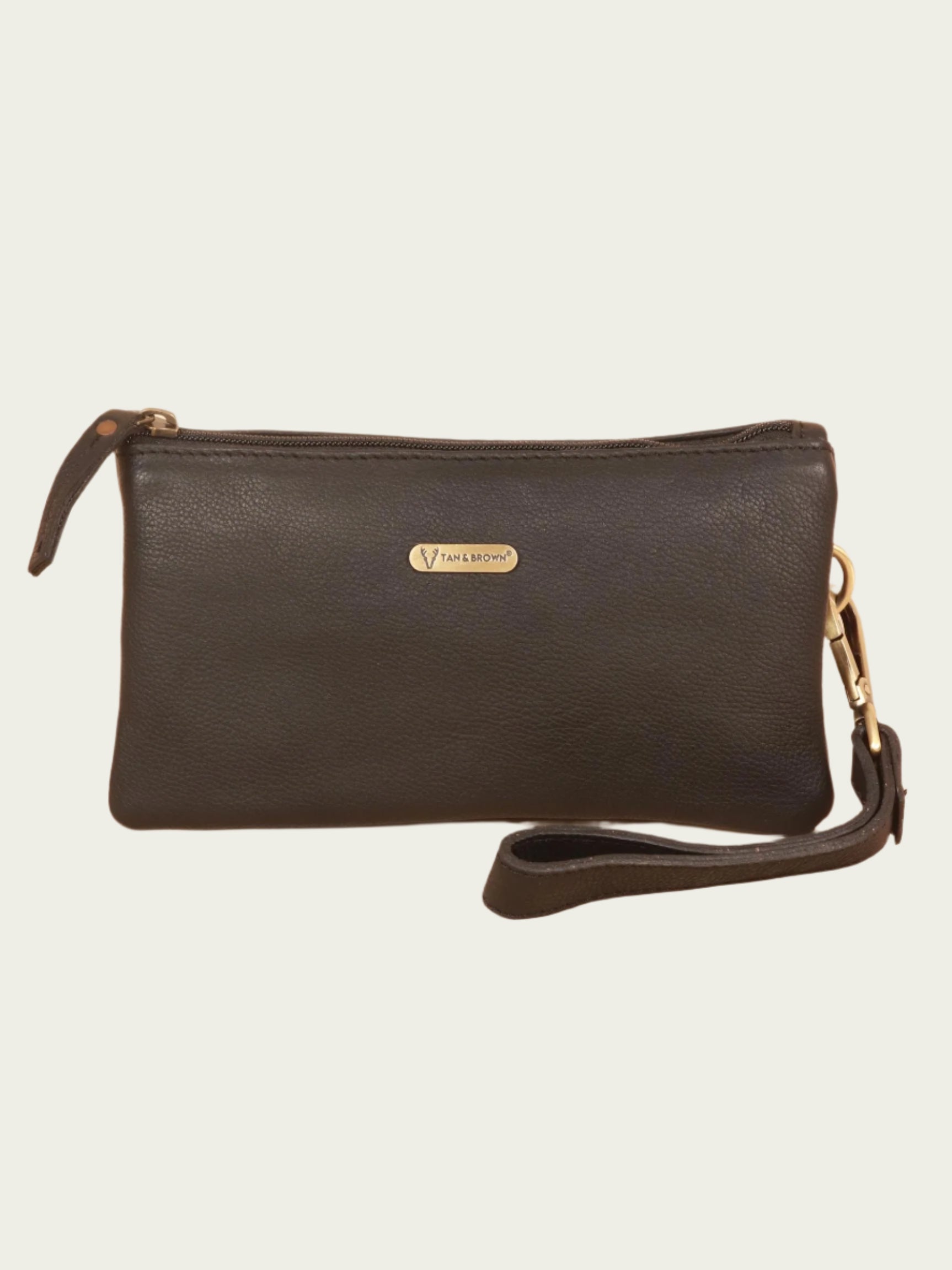sling bag leather black