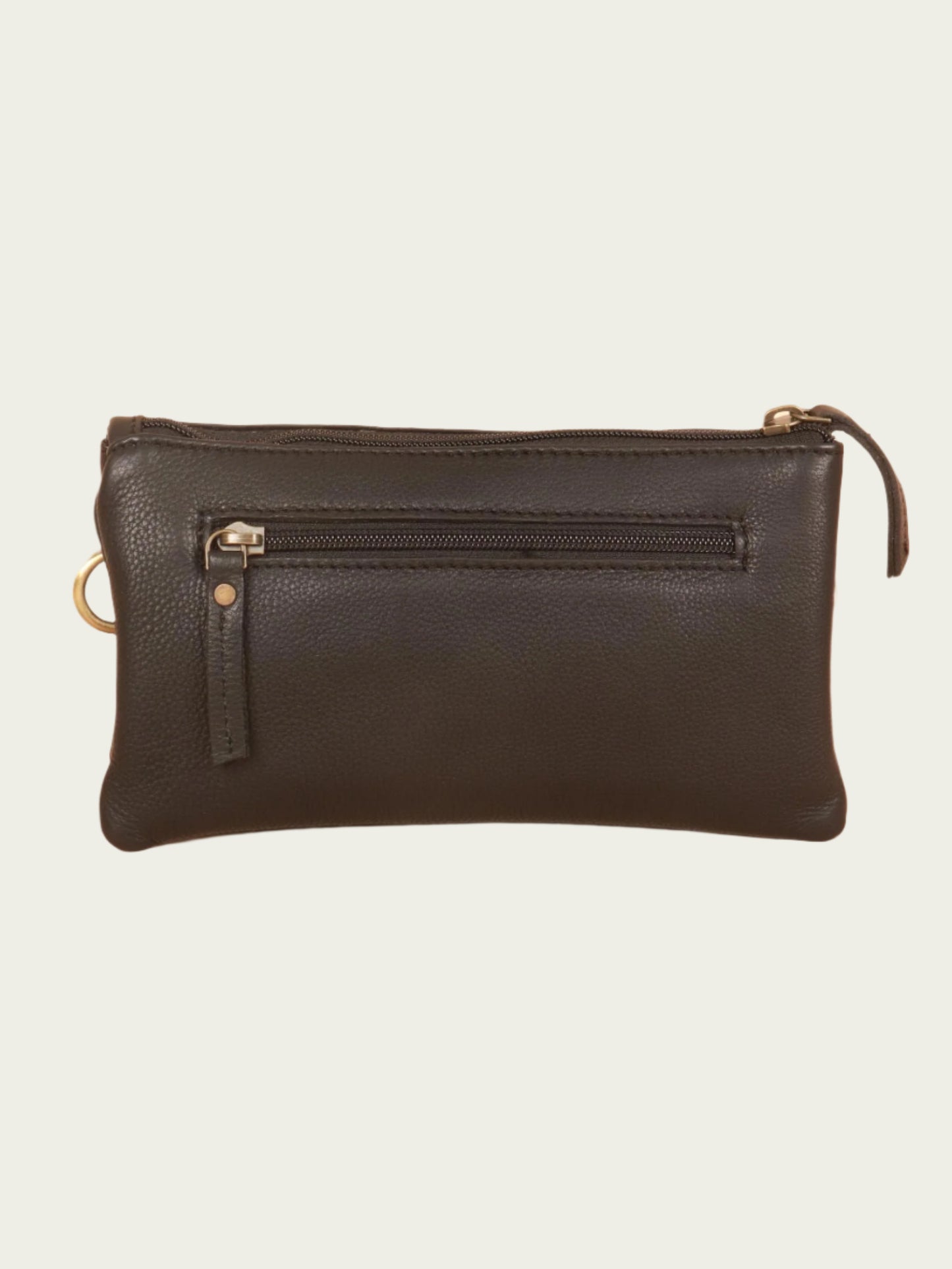 sling bag leather black