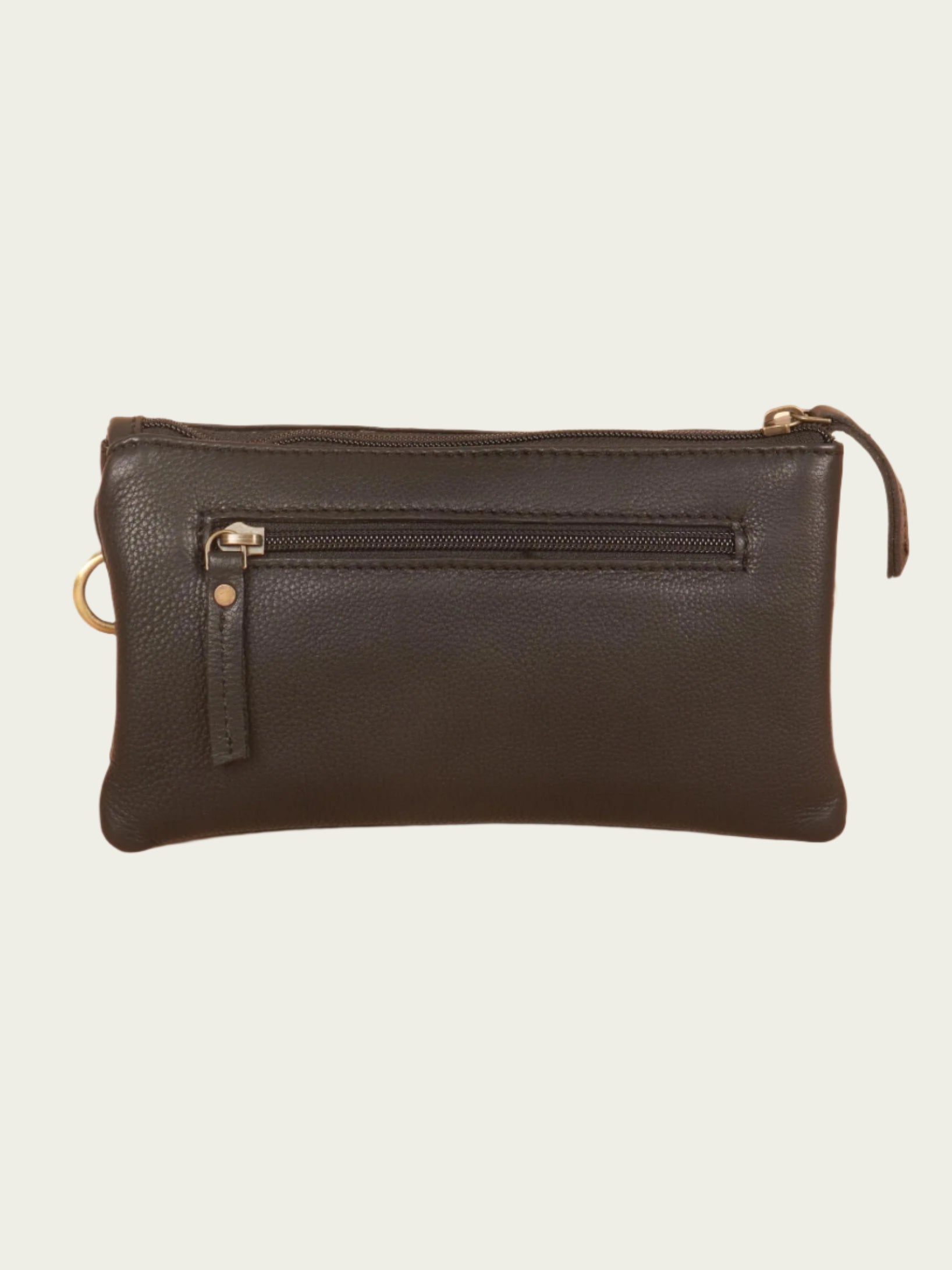 sling bag leather black