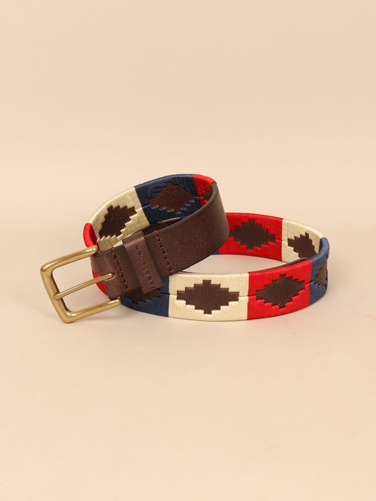 Polo leather belt