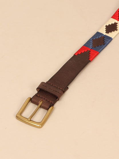 Polo leather belt