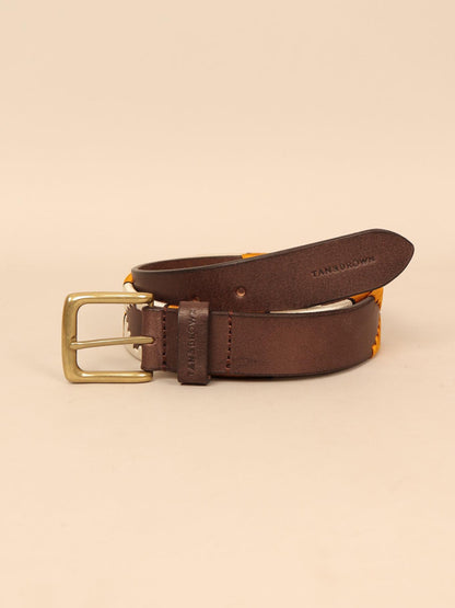 handmade leather belt