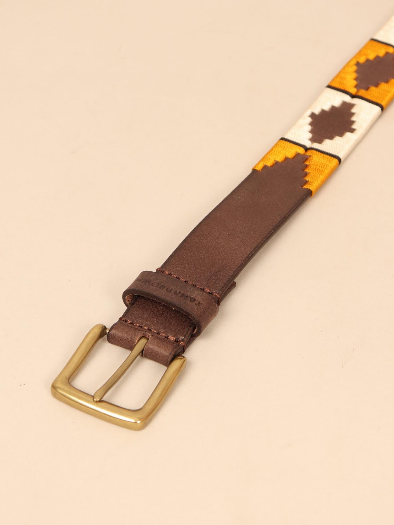 handmade leather belt