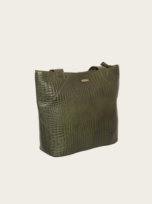 Leather handbag