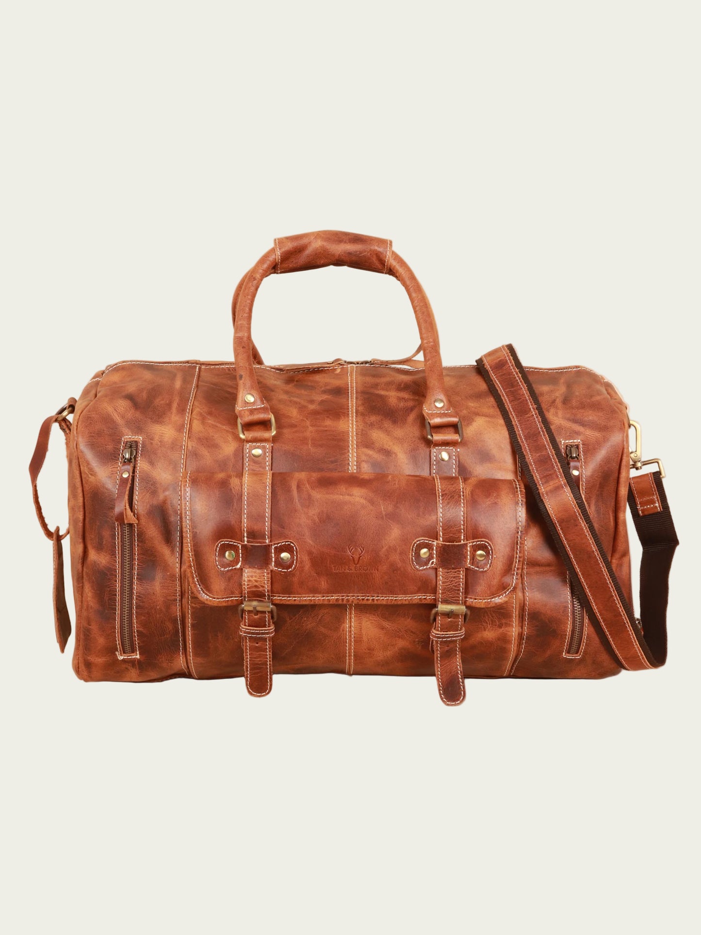 Large Leather Duffle Bag Mens