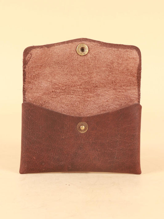 Genuine leather business card holder