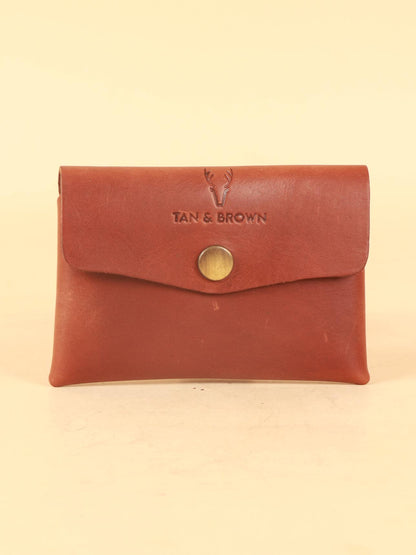 Genuine leather business card holder