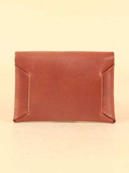 Genuine leather business card holder